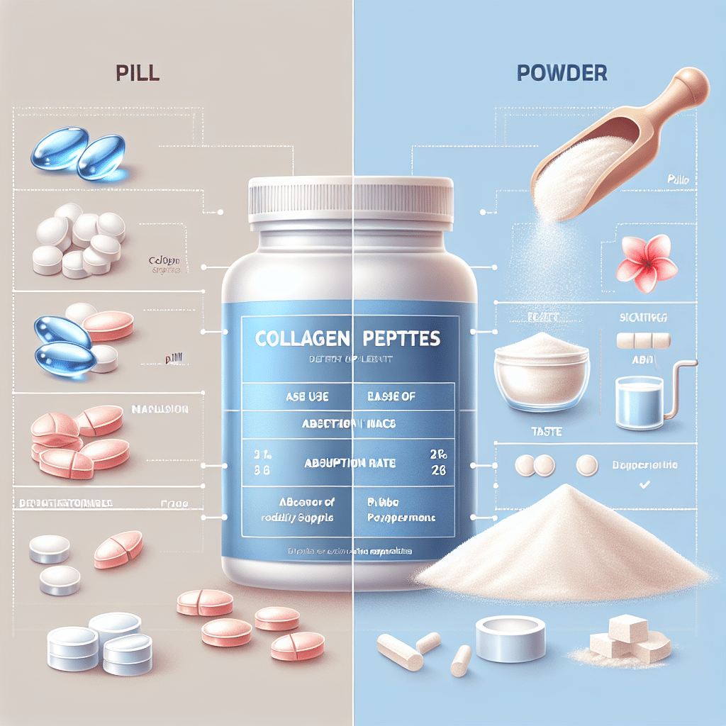 Collagen Peptides Pills vs Powder: The Beauty Breakdown