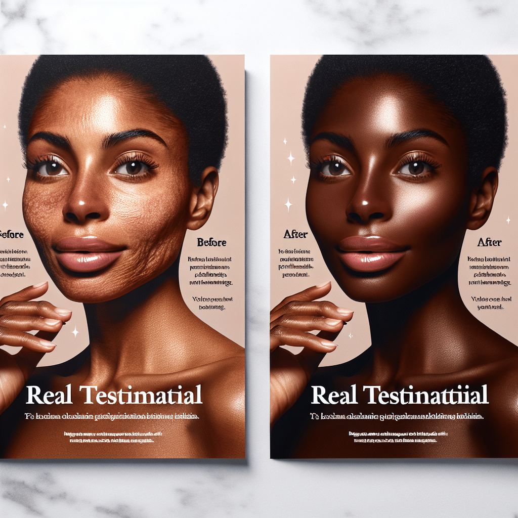 Collagen Before and After Black Skin: Real Beauty Stories