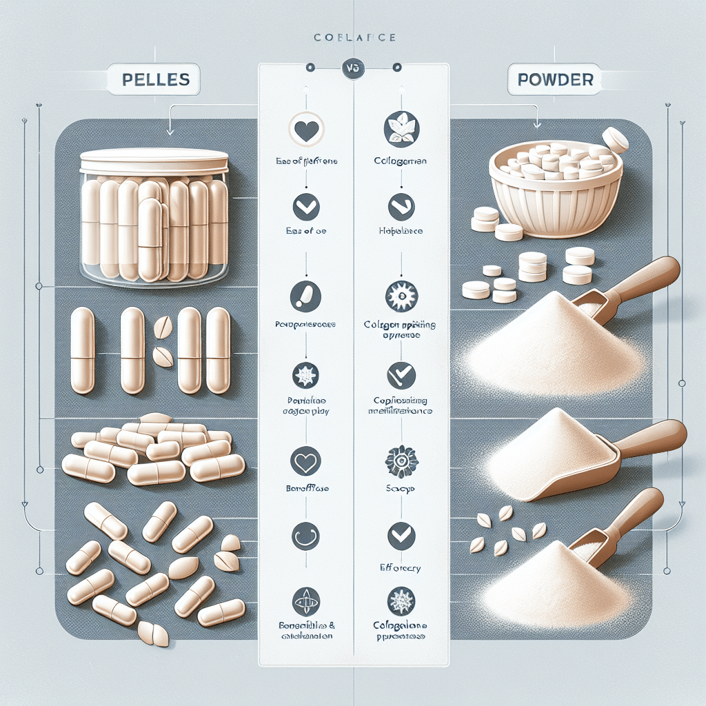 Collagen Peptide Pills vs Powder: Ease vs. Efficiency