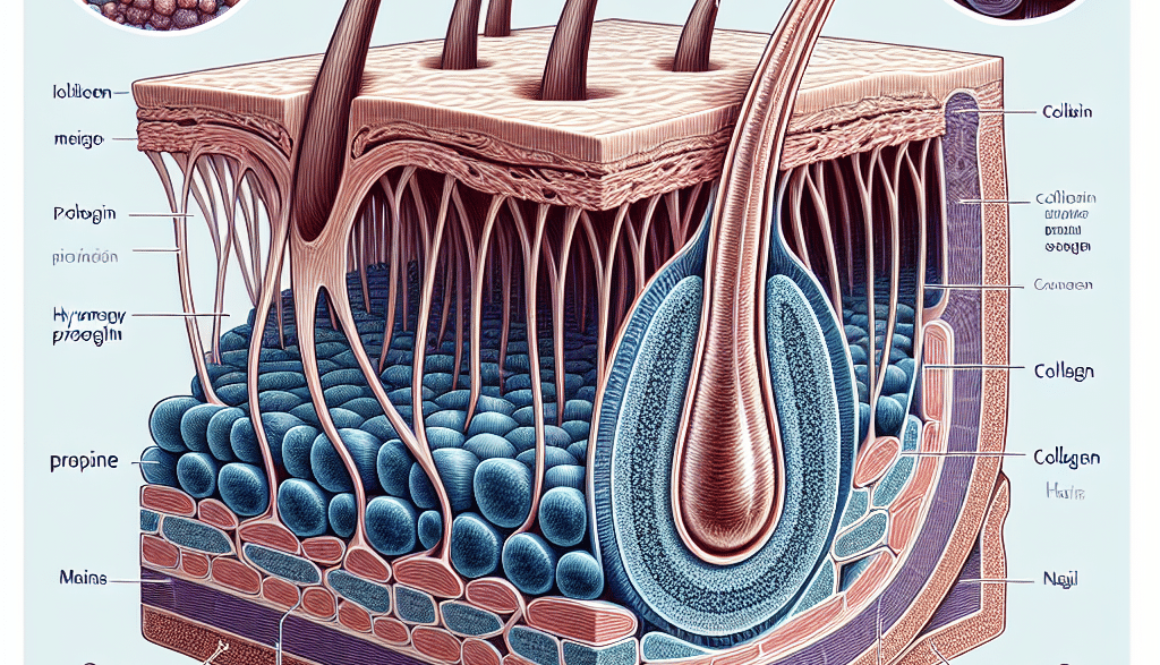 Hair and Nails Are Composed of Collagen: The Building Blocks