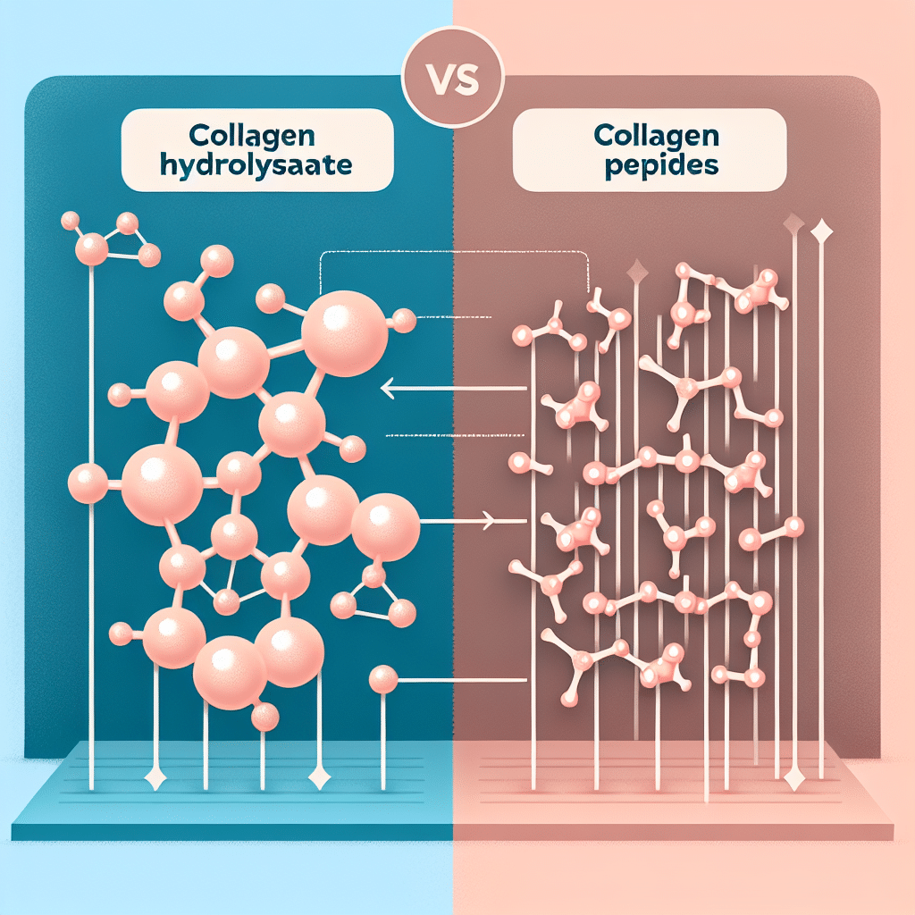 Collagen Hydrolysate vs Collagen Peptides: What's the Difference?