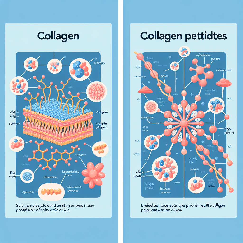 Difference Between Collagen and Collagen Peptides: A Clear Guide