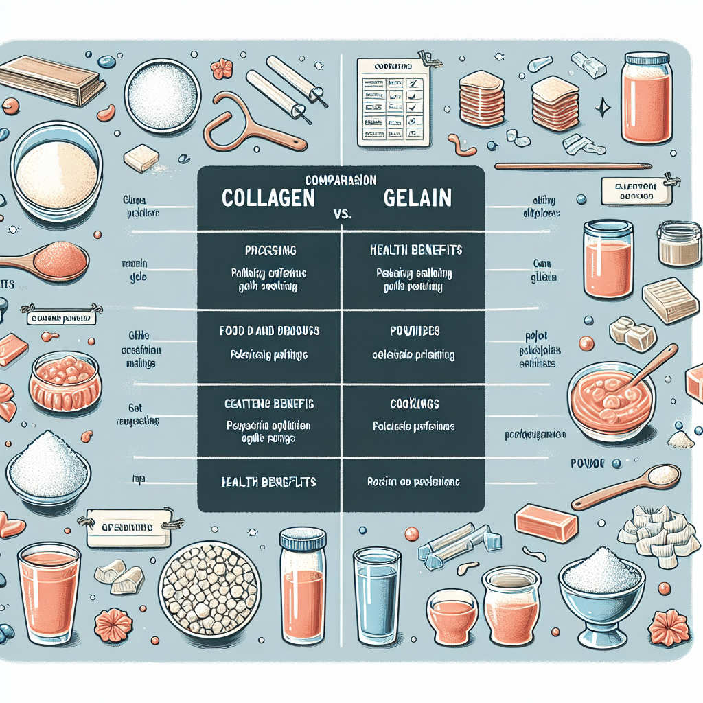 Collagen Peptides vs Gelatin: Understanding the Difference