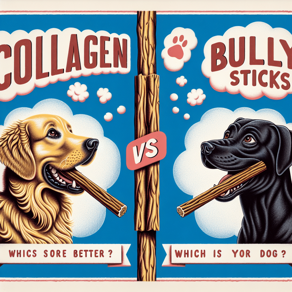 Collagen Sticks vs Bully Sticks: Which is Better for Your Dog?