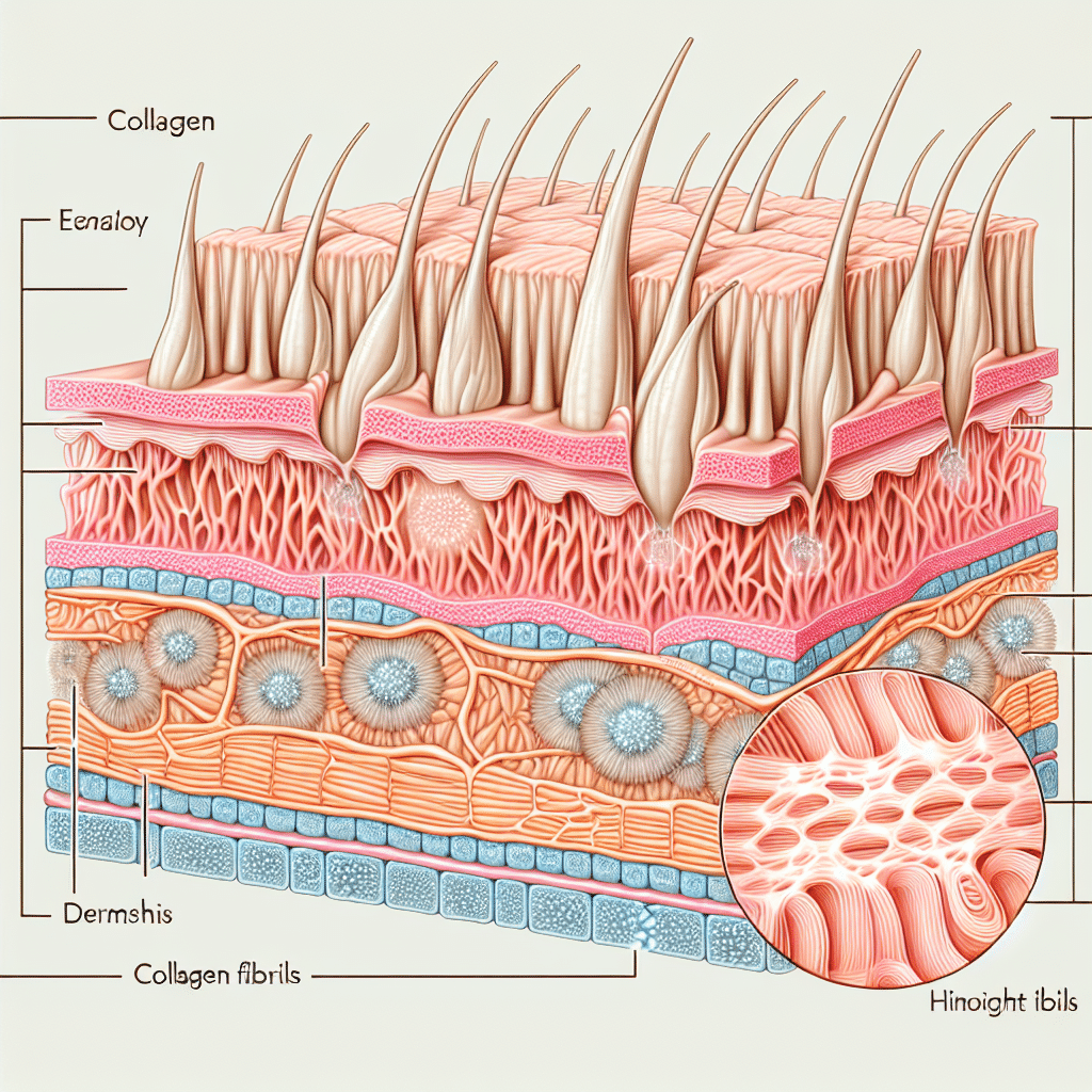 Collagen Fibrils: The Structural Heart of Youthful Skin