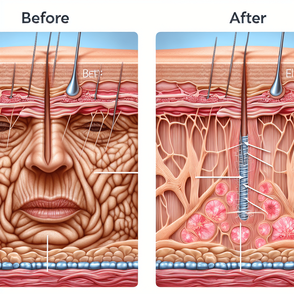 Collagen Threads Before and After: The Difference