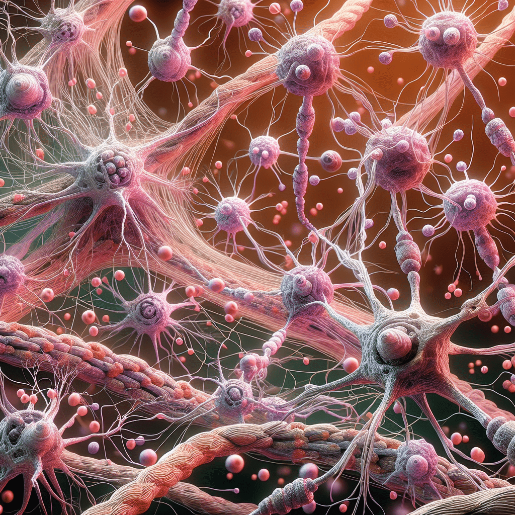 Nervous Tissue: Complex World of Neurons and Collagen