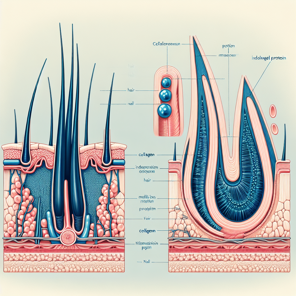 Hair and Nails Are Composed of Collagen: The Building Blocks