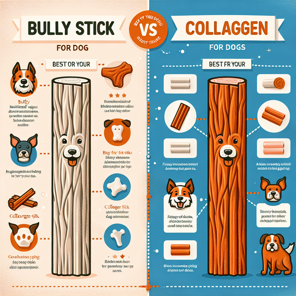 Bully Stick vs Collagen: Choosing the Best for Your Dog