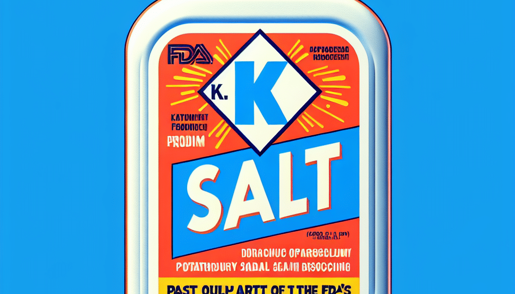 Potassium Salt: FDA's Label-Friendly Initiative