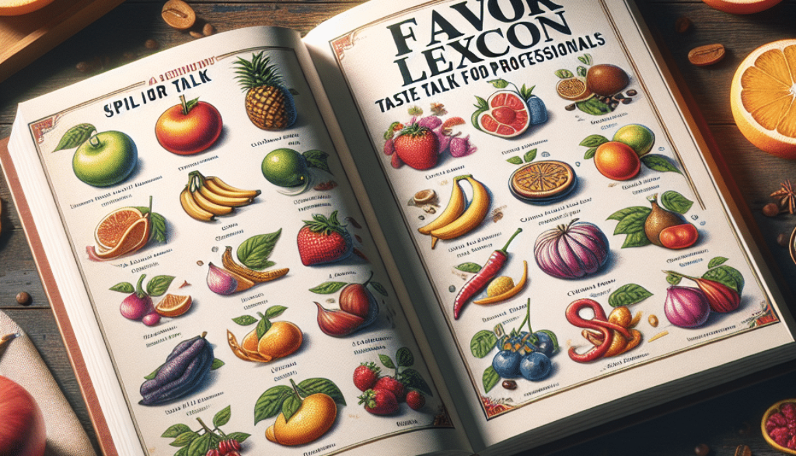 Flavor Lexicon: Taste Talk for Food Professionals