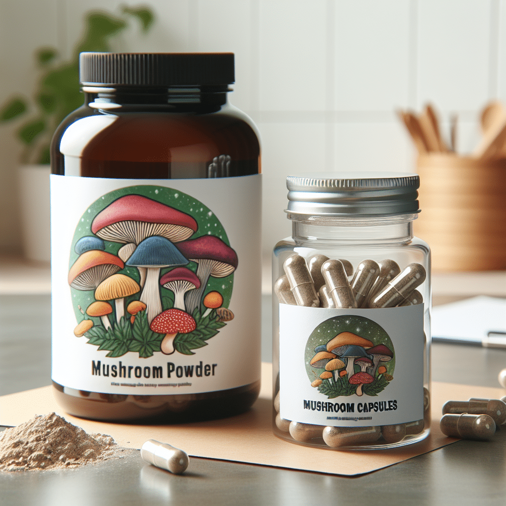 Should l take mushroom powder or capsules?