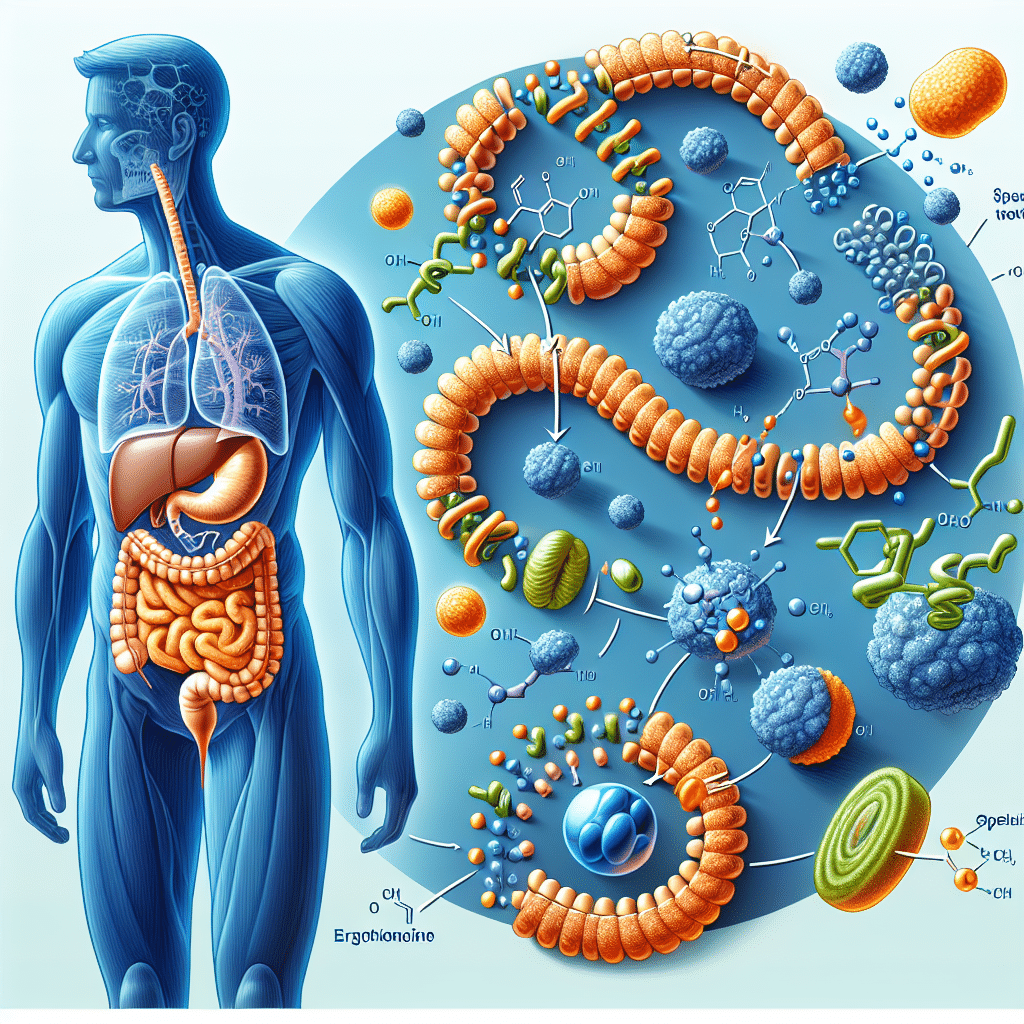 What does ergothioneine do in the bod ?