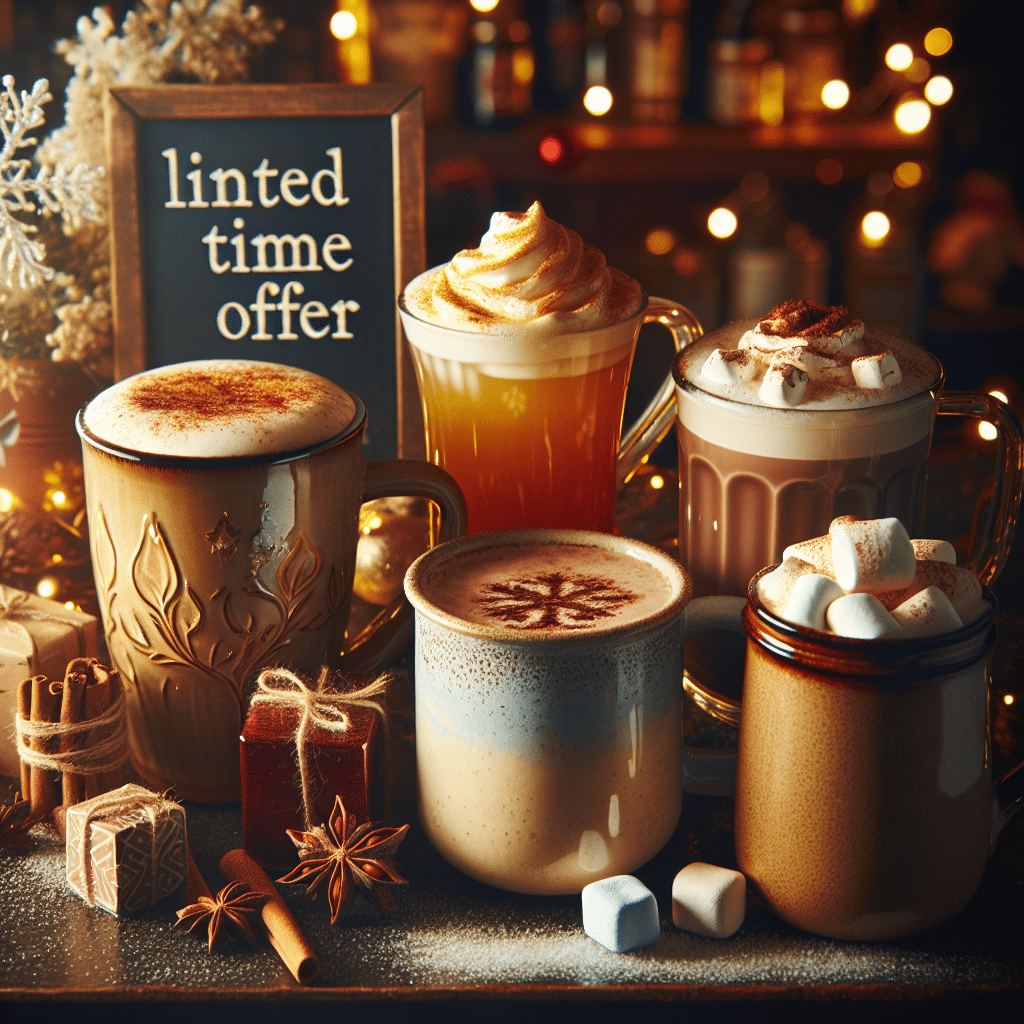 Festive LTO Beverages Bring Nostalgia and Magic to Foodservice Menus