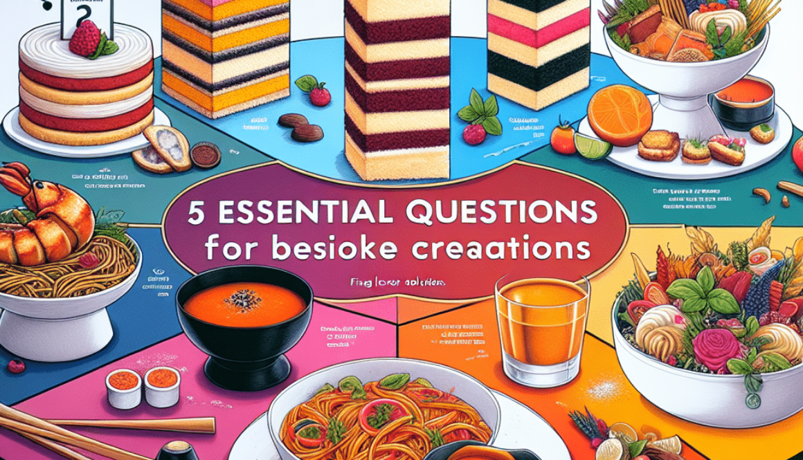 Finding Flavour Solutions: 5 Essential Questions for Bespoke Creations