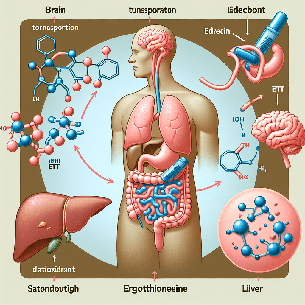 What does ergothioneine do in the bod ?