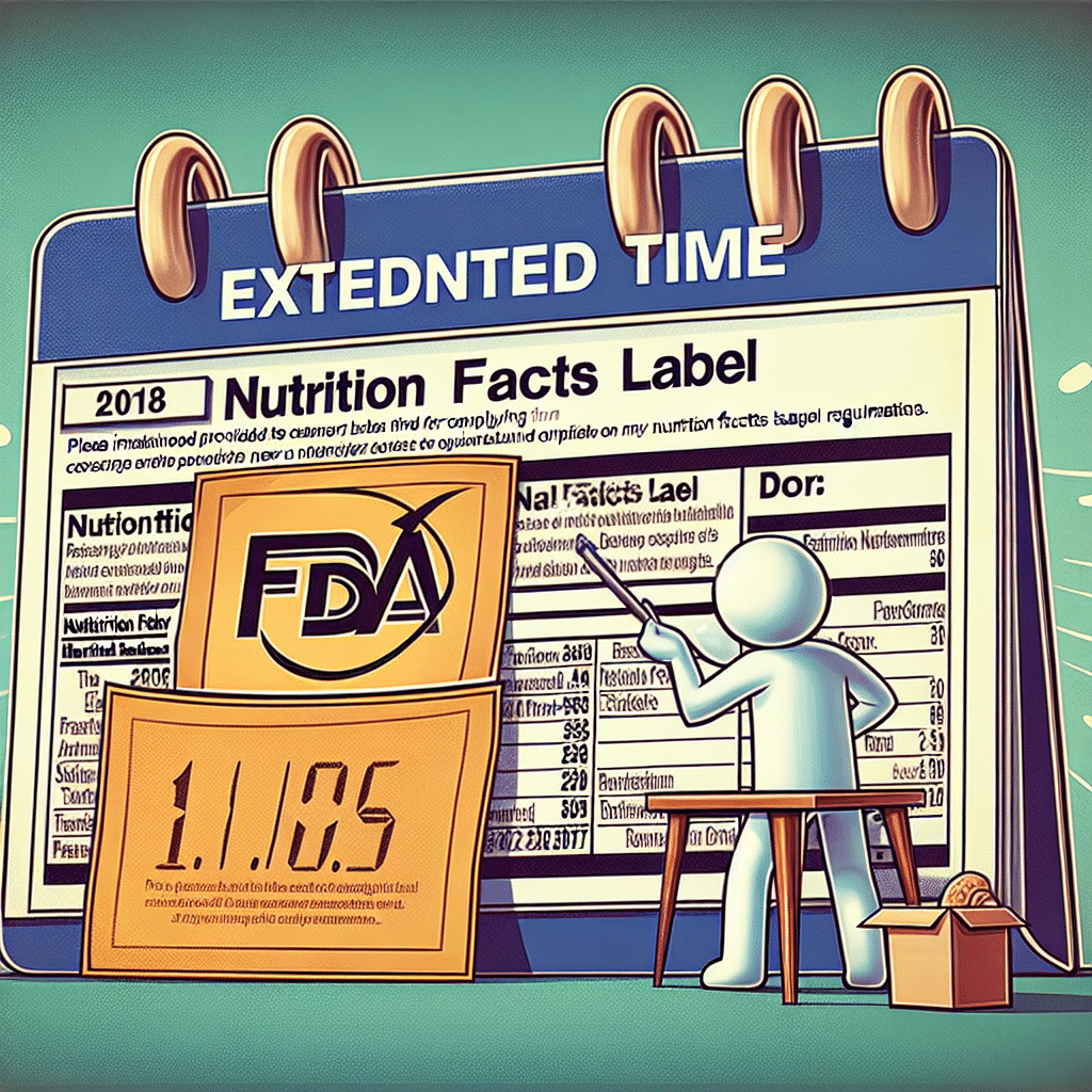 FDA Proposing to Give More Time to Comply with New Nutrition Facts Labels