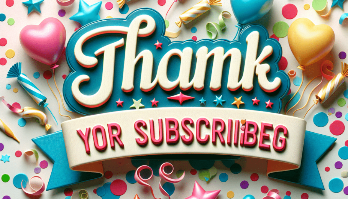 Thank you for subscribing.