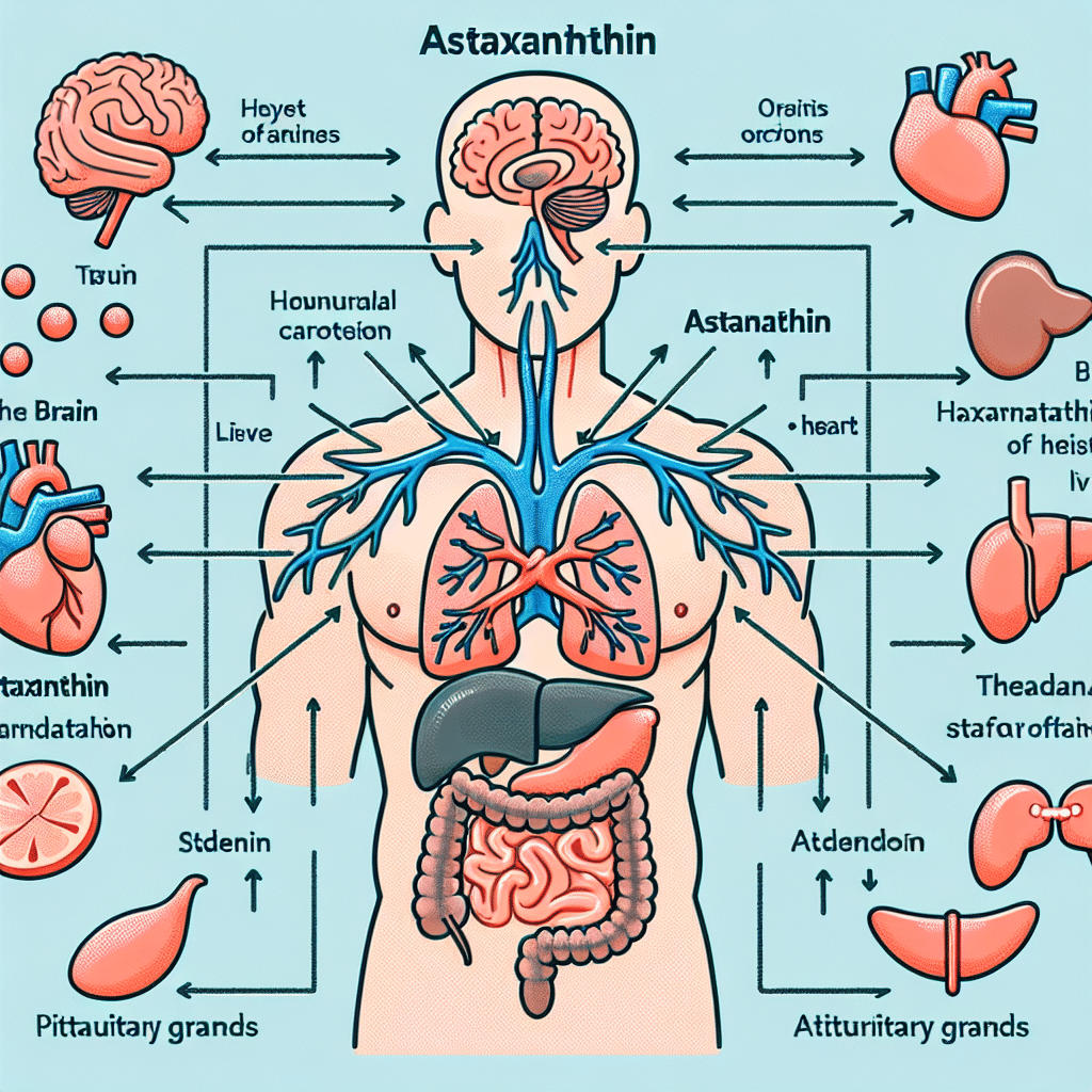 What hormonal effects does astaxanthin have?