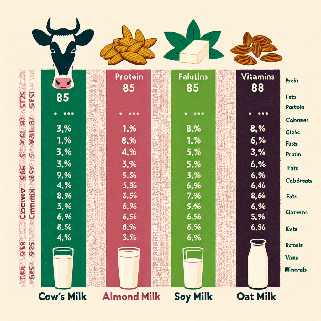 Comparing Nutrition of Cow’s Milk to Plant-Based Alternatives