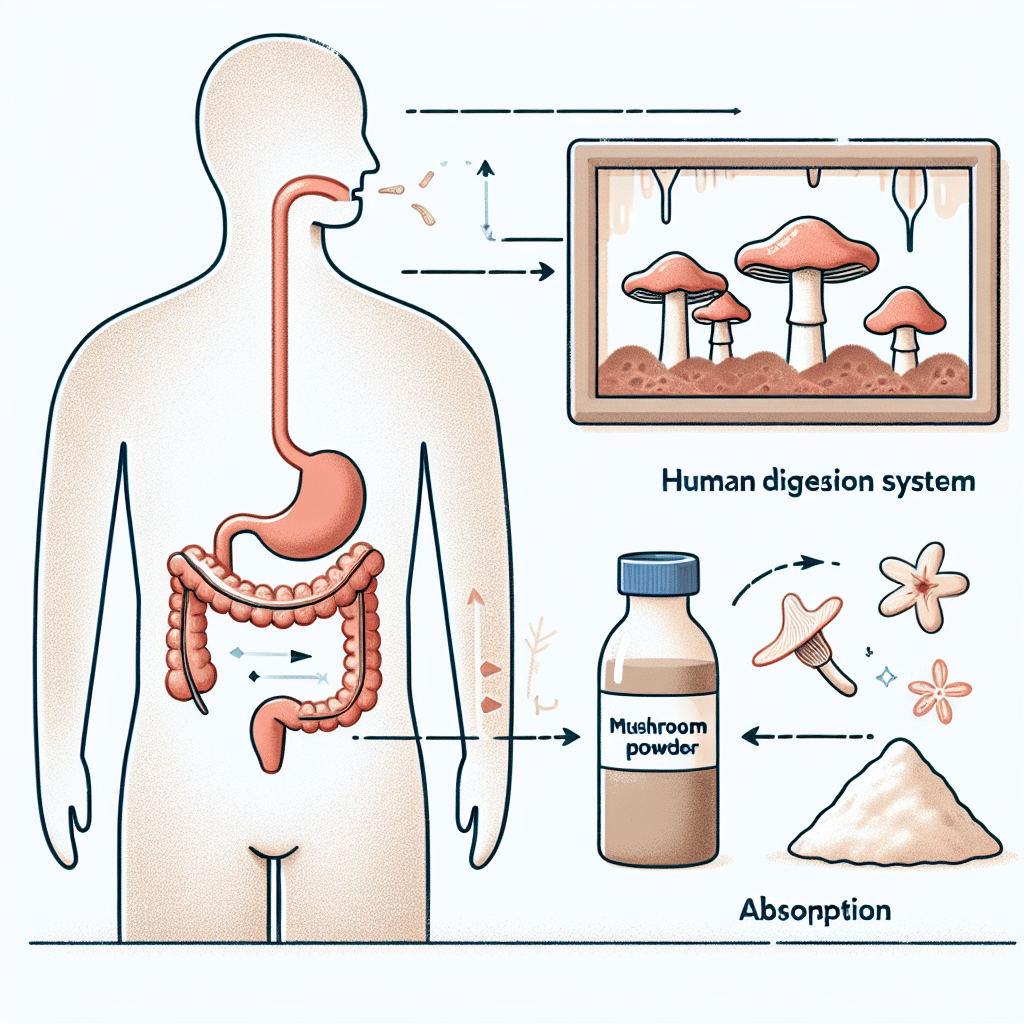 Does the body absorb mushroom powder?