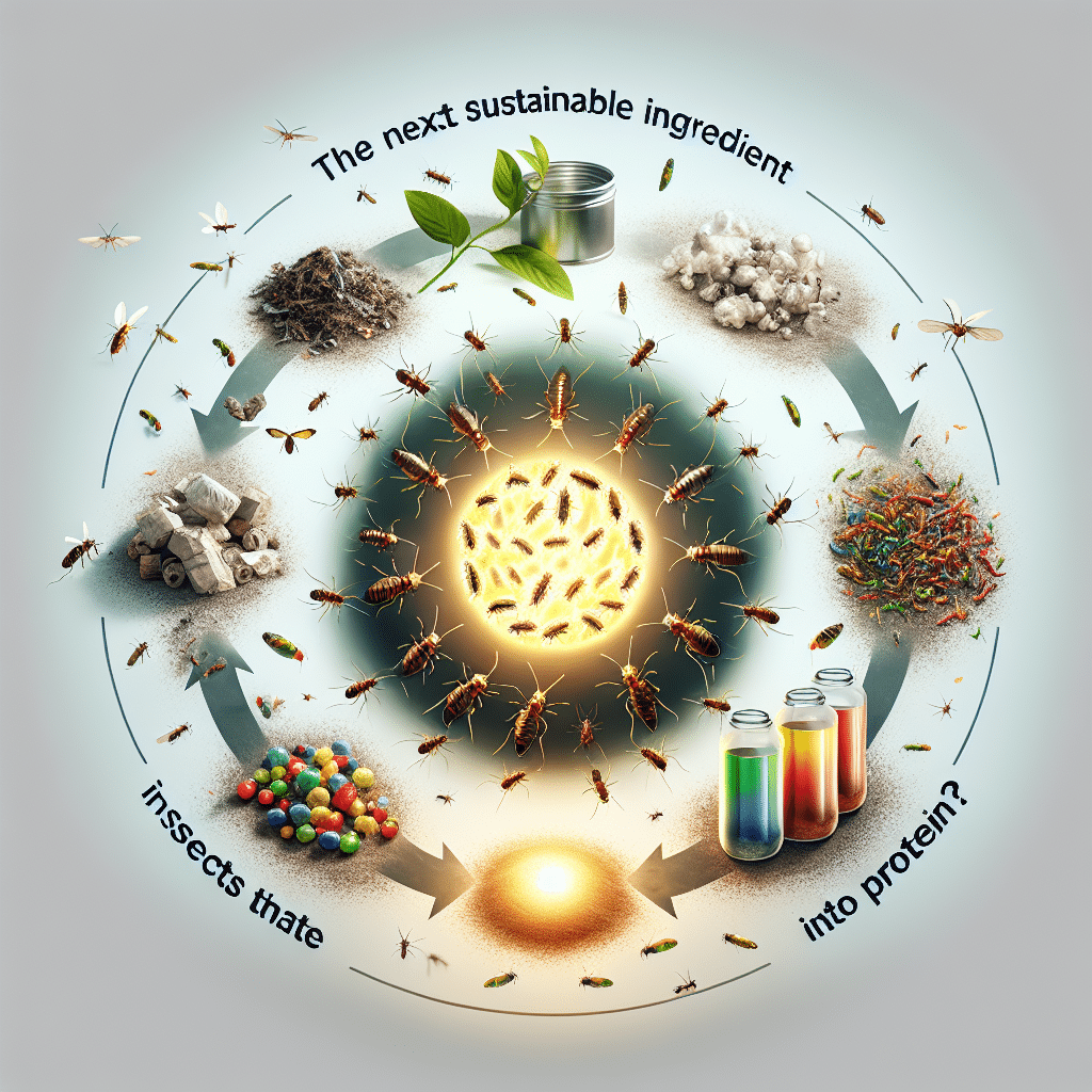 The Next Sustainable Ingredient – Insects That Convert Waste Into Protein?