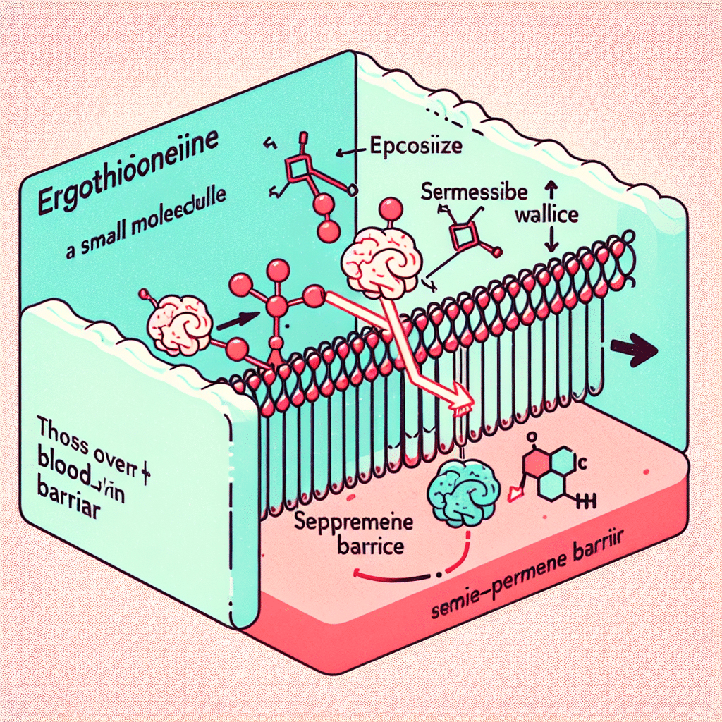 Does ergothioneine cross the blood brain barrier?