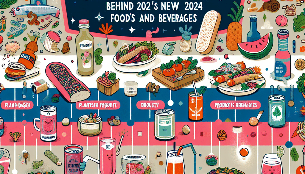 Unwrapping the Trends Behind 2024's New Foods and Beverages