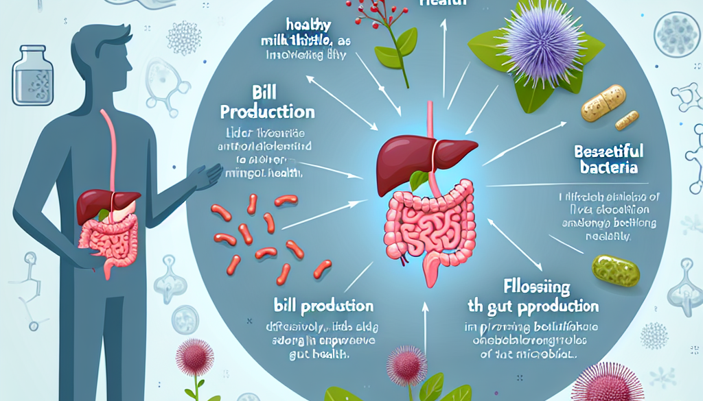 What does milk thistle do for gut health?