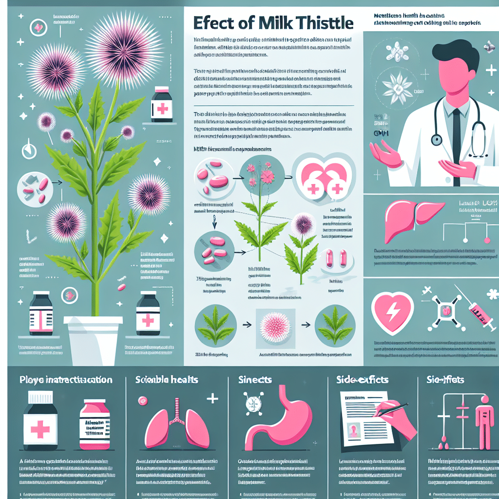 What does milk thistle do in NHS?