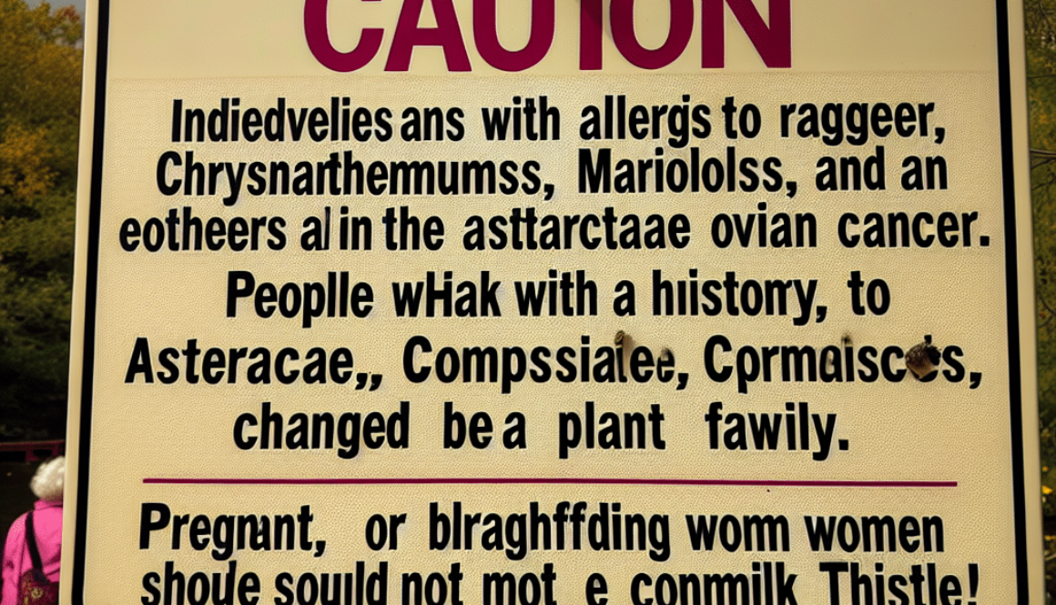 Who cannot take milk thistle?