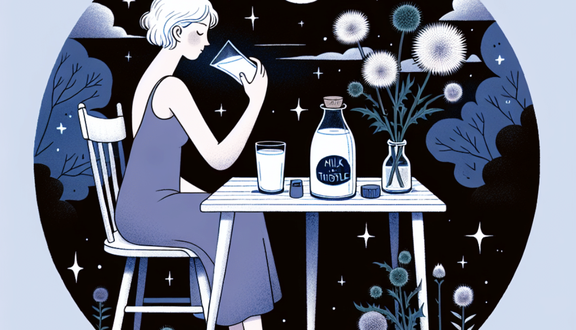 Why do you take milk thistle at night?