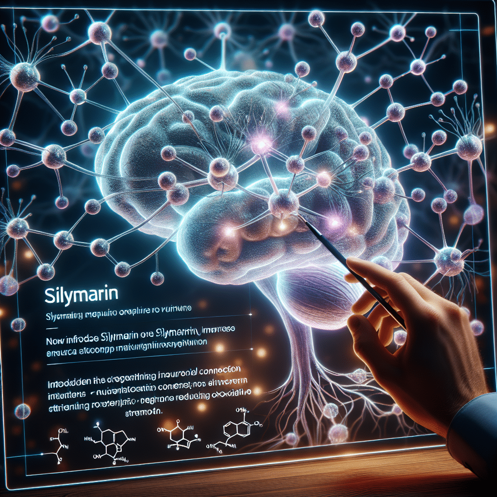 What is the effect of silymarin on the brain?