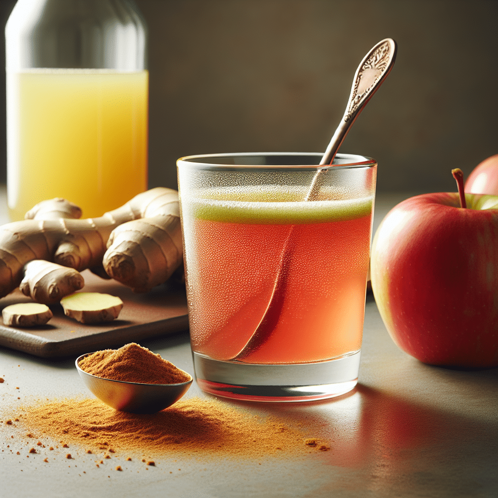 Ginger Powder and Apple Cider Vinegar Detox Drink