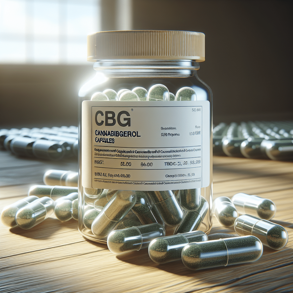 CBG Capsules: Convenient Cannabinoid Option