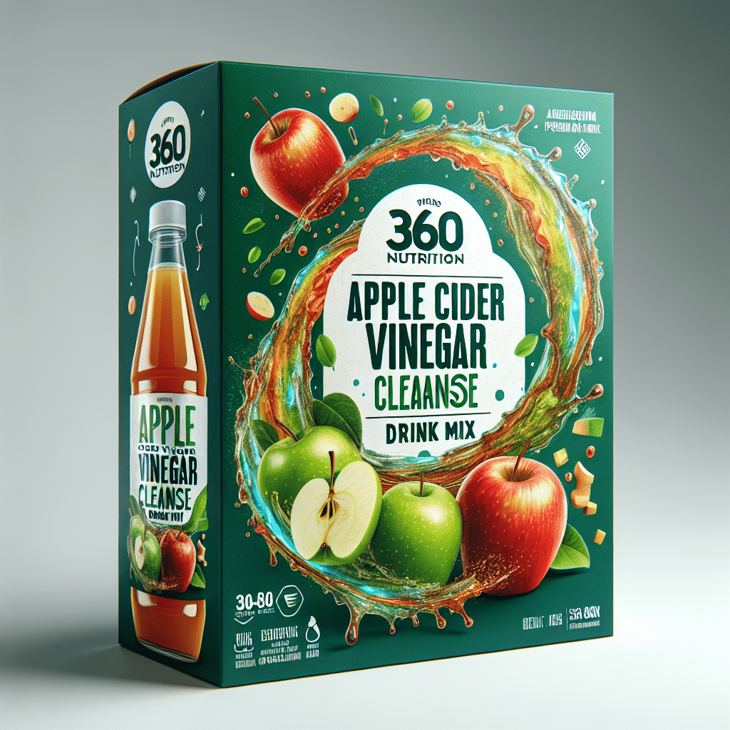 360 Nutrition Brand Apple Cider Vinegar Cleanse Drink Mix Powder