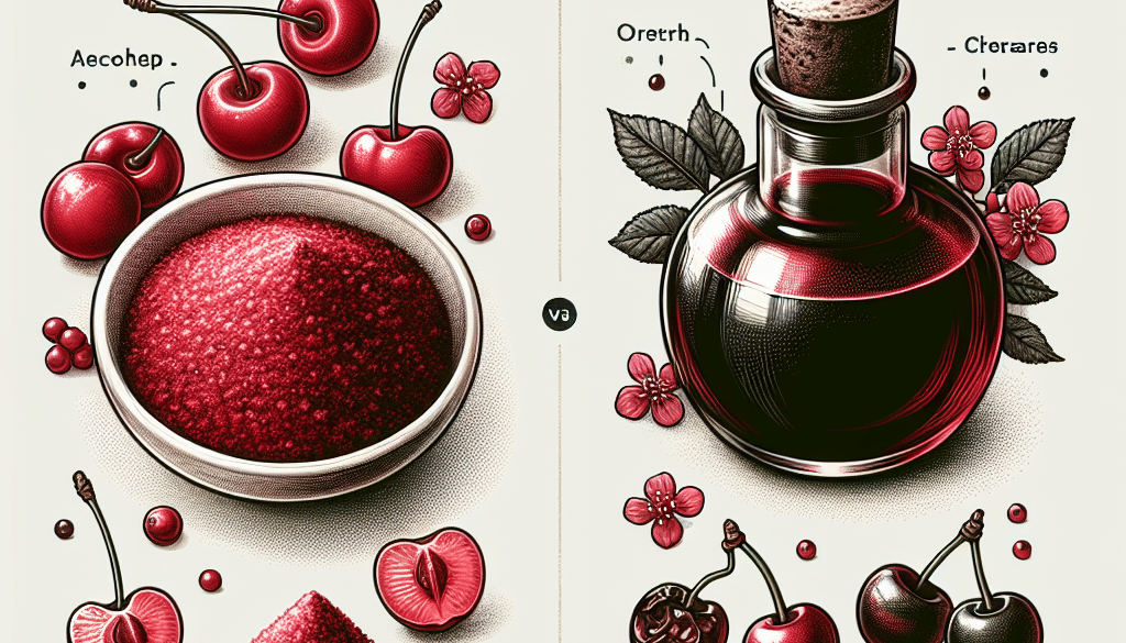 Acerola Cherry Powder vs Extract: Key Differences