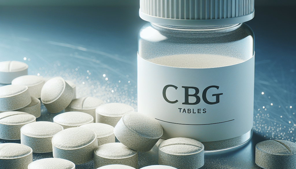 CBG Tablets: Convenient Cannabinoid Form