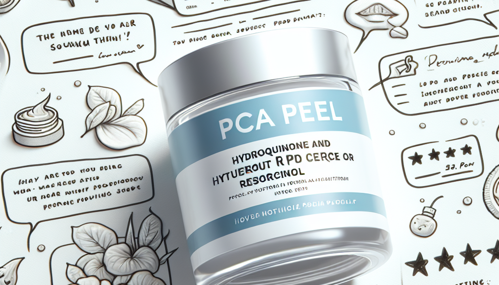 PCA Peel with Hydroquinone and Resorcinol Reviews