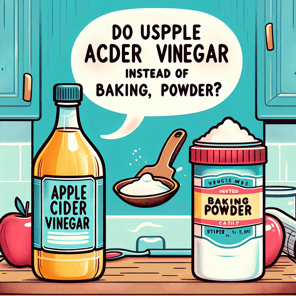 Can I Use Apple Cider Vinegar Instead of Baking Powder?