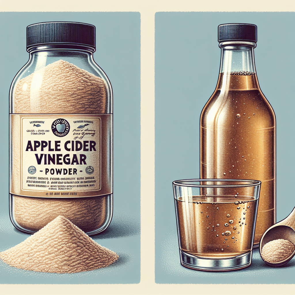 Apple Cider Vinegar Powder vs Liquid Comparison