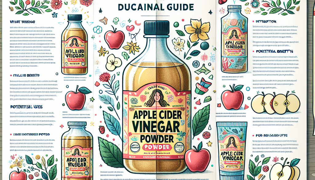 Apple Cider Vinegar Powder Packets Guide