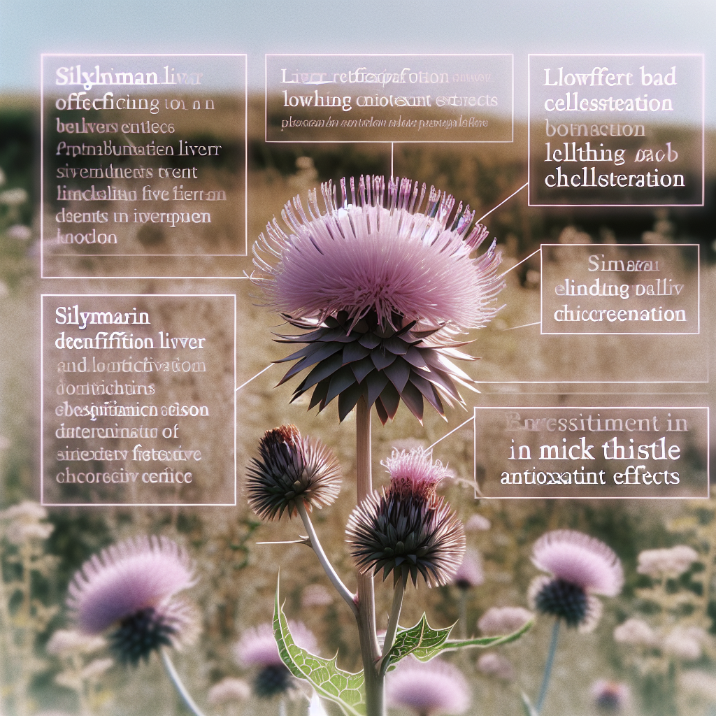 Milk Thistle with 70% Silymarin Benefits