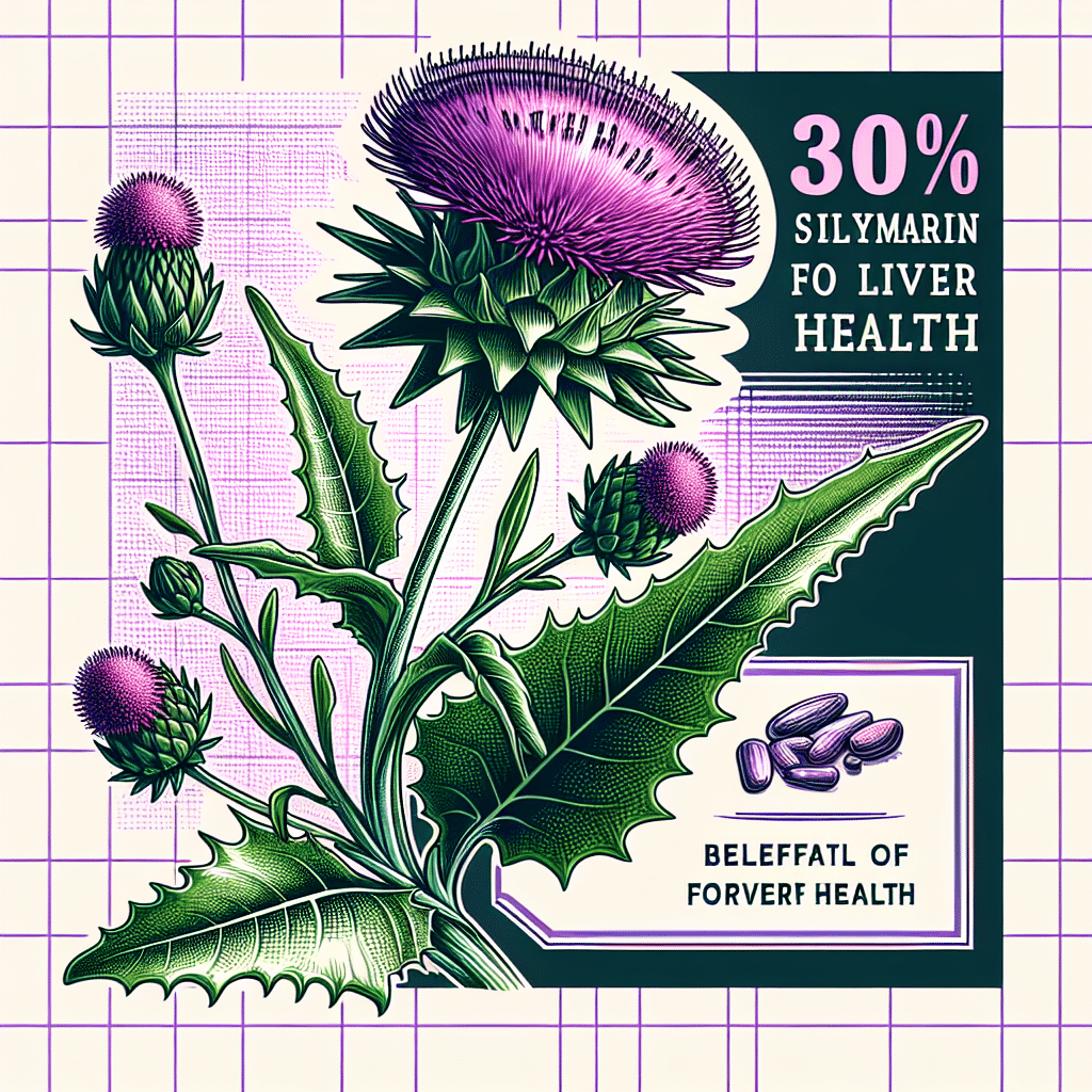 Milk Thistle 70% Silymarin for Liver Health