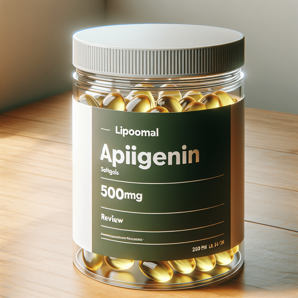 Liposomal Apigenin 500mg Softgels: Review