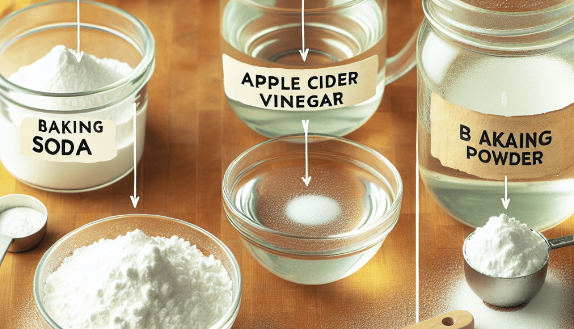 Baking Powder from Baking Soda and Apple Cider Vinegar