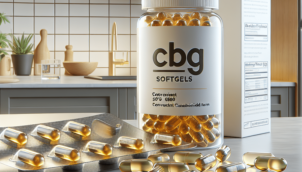 CBG Softgels: Convenient Cannabinoid Form