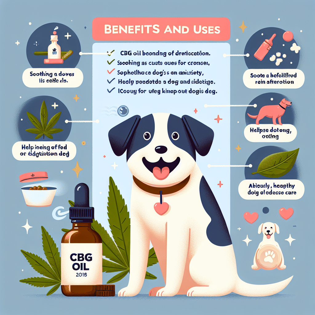 CBG Oil for Dogs: Benefits and Uses