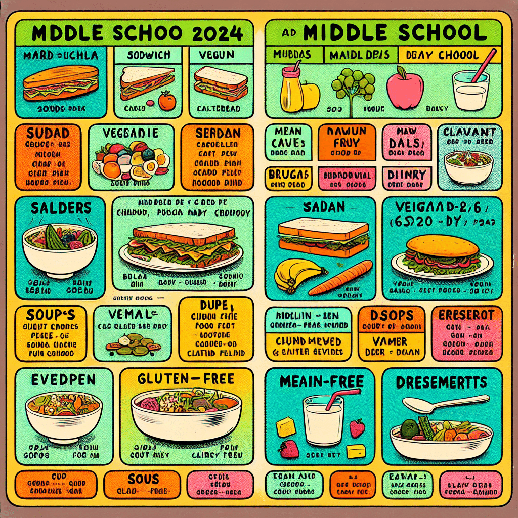 Olean Intermediate Middle School Lunch Menu 2024