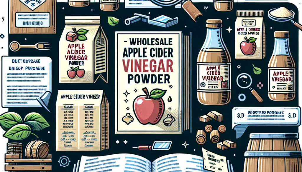 Wholesale Apple Cider Vinegar Powder: Buying Guide